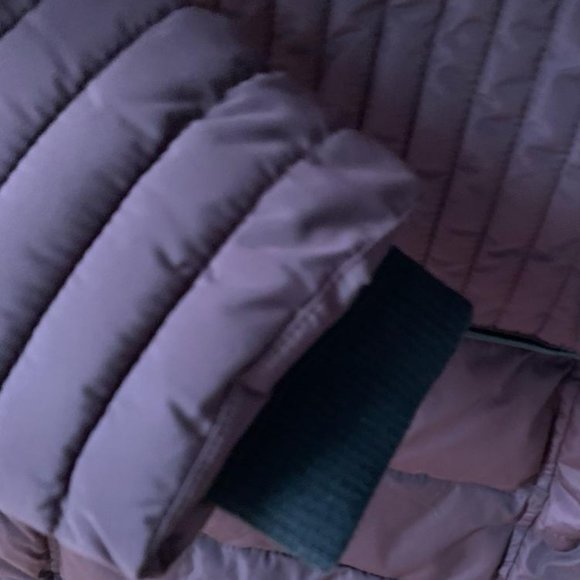 WINTER WOMEN PURPLE COAT SUPER WARM -30°C FUR VEGAN NEW - Picture 6 of 8